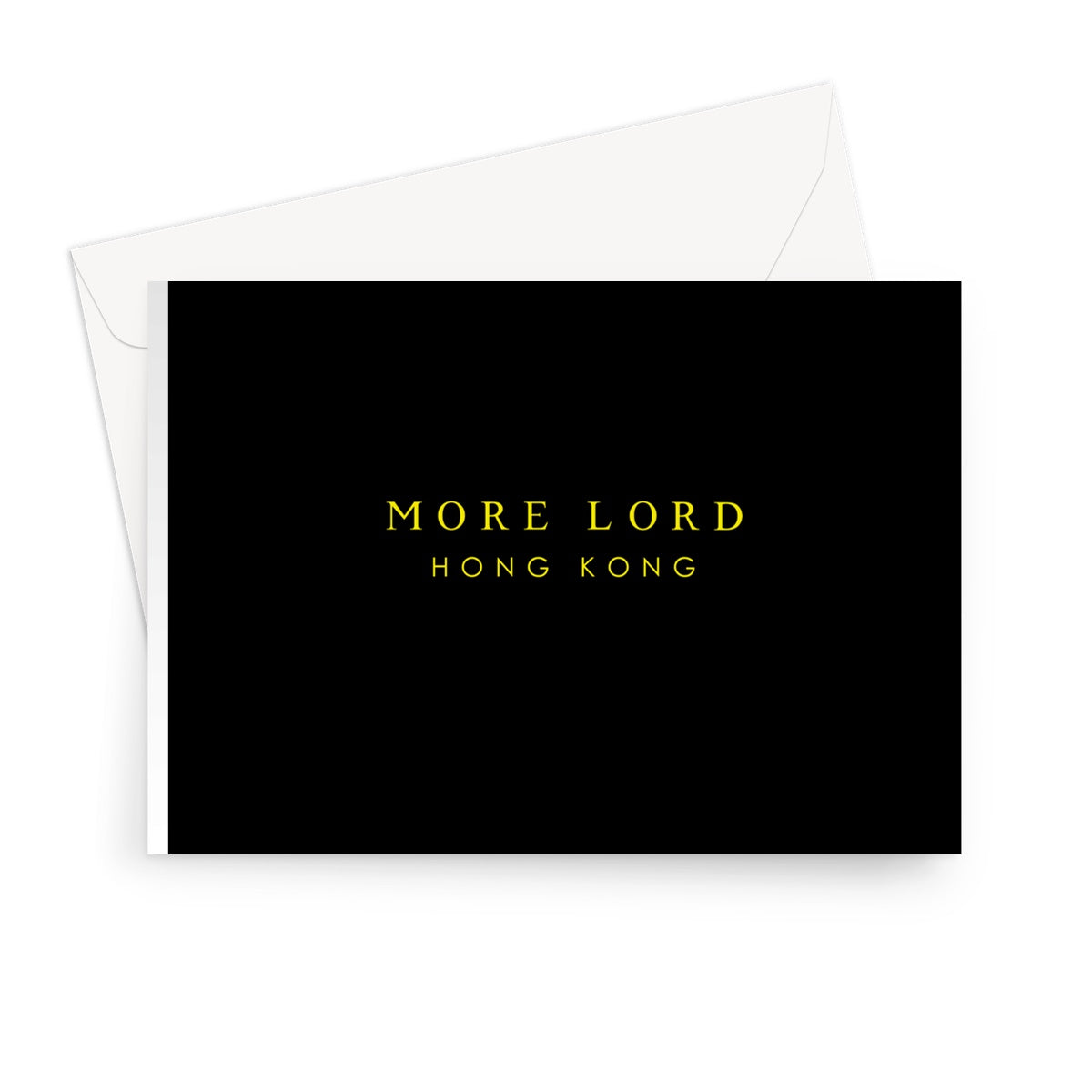 More Lord Hong Kong  Greeting Card