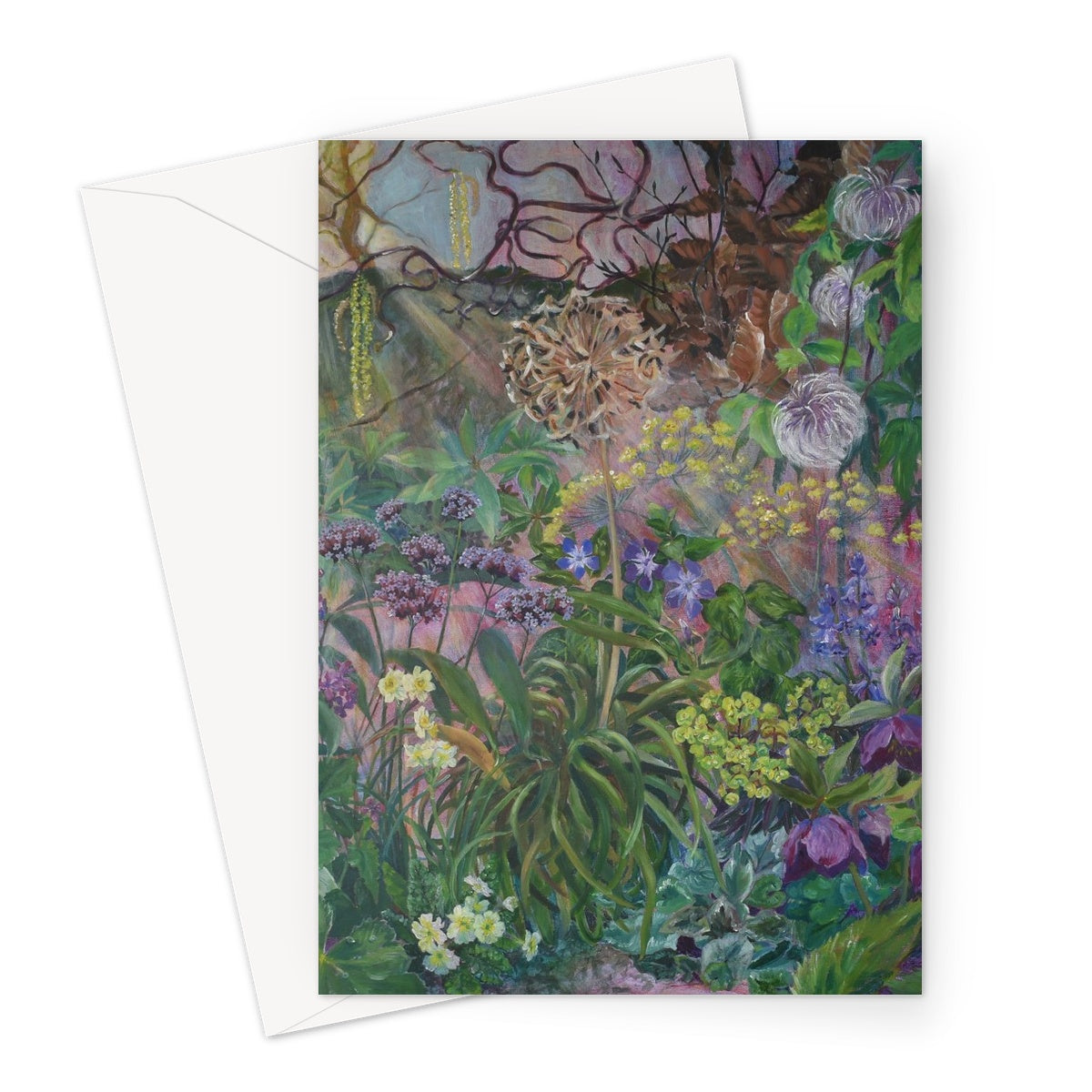 God's Garden by Jenny  Greeting Card