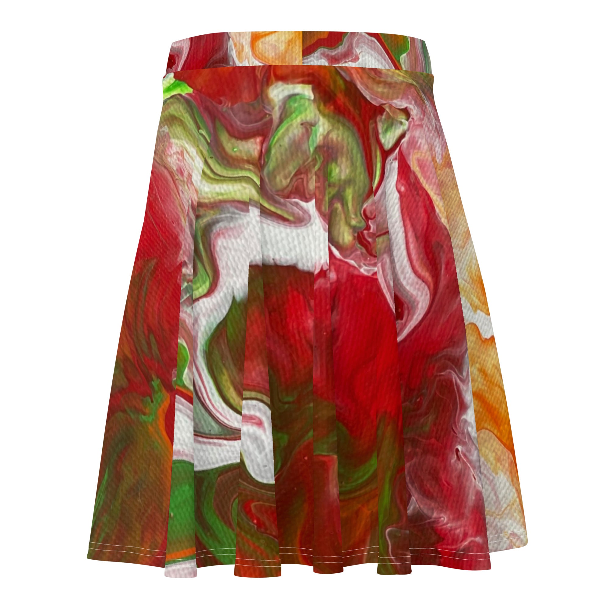 Red Storm by Louise Bjoro Skirt