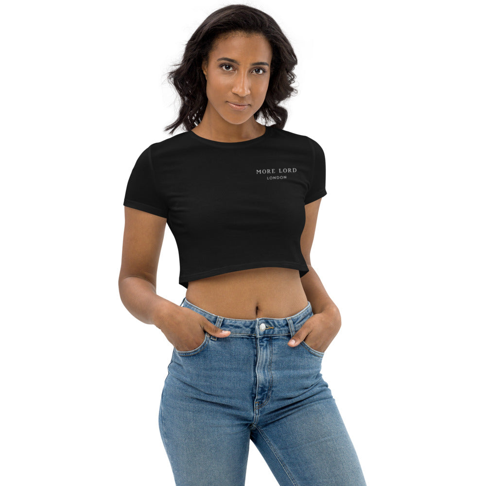 Organic Embroidered Crop