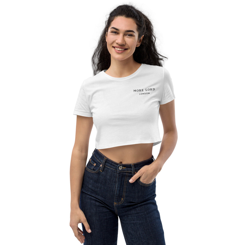 Organic Embroidered Crop