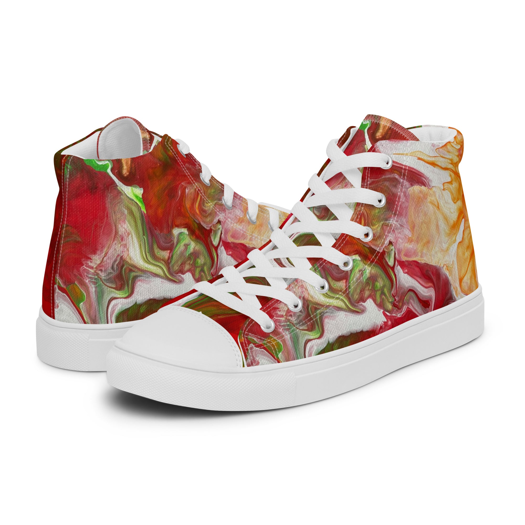 Red Storm by Louise Bjoro Sneakers